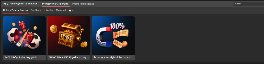 Megapari Yeni Üyeler için Hoş Geldin Bonusu